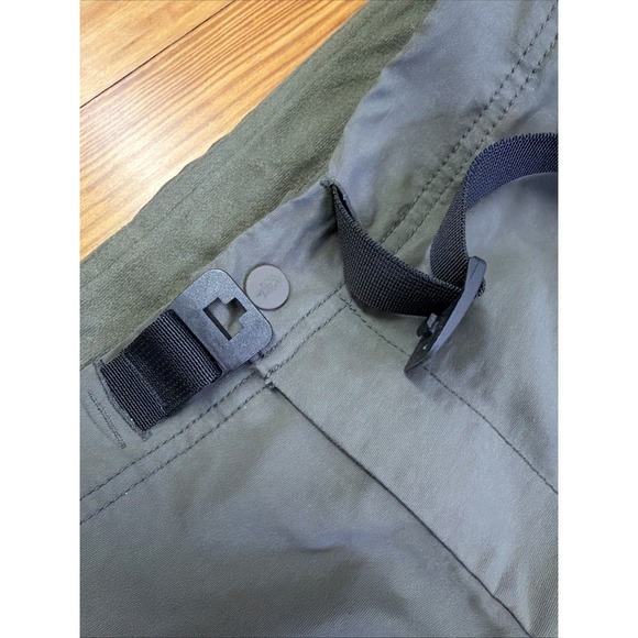 The North Face Paramount Trail Convertible Belted Pants Mens 34 Green Hiking - Picture 3 of 16